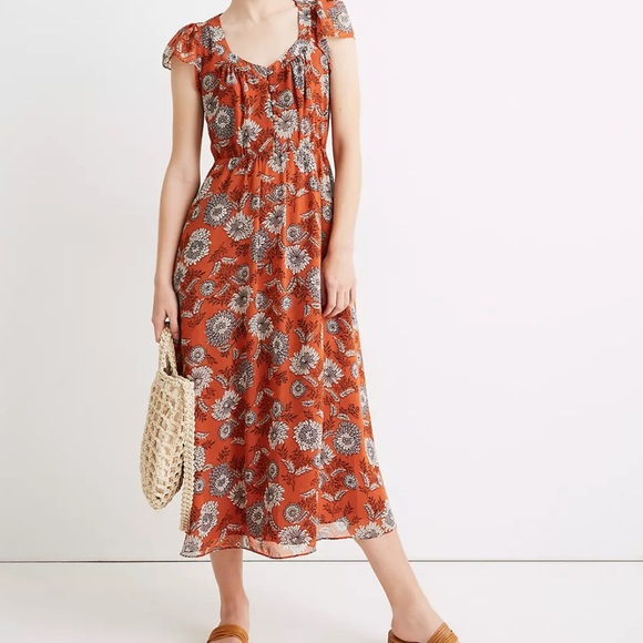 Madewell Dresses & Skirts - Madewell Button Front Midi Dress